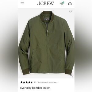 J. Crew everyday bomber jacket